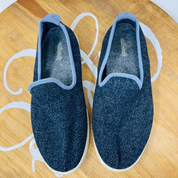 Allbirds Sneakers Merino Wool Loungers Slip On Comfort Walking Gray Womens 7 - Picture 7 of 10